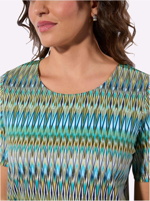 T-shirt à col rond avec manches courtes en pur coton - Taille standard - Witt - Kiabi T-shirt à col rond avec manches courtes en pur coton - Taille standard - Witt - Kiabi