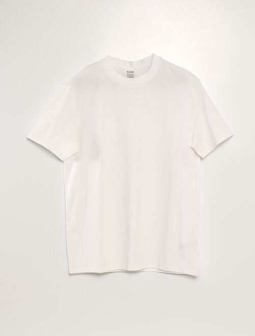 T-shirt à col rond en coton - Tough Cotton™ - Kiabi
