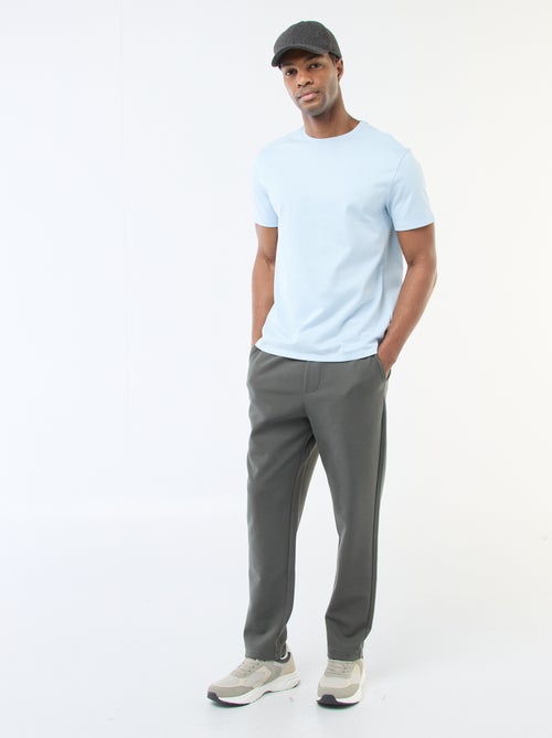 T-shirt à col rond en coton - Tough Cotton™ - Kiabi T-shirt à col rond en coton - Tough Cotton™ - Kiabi