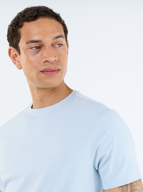 T-shirt à col rond en coton - Tough Cotton™ - Kiabi