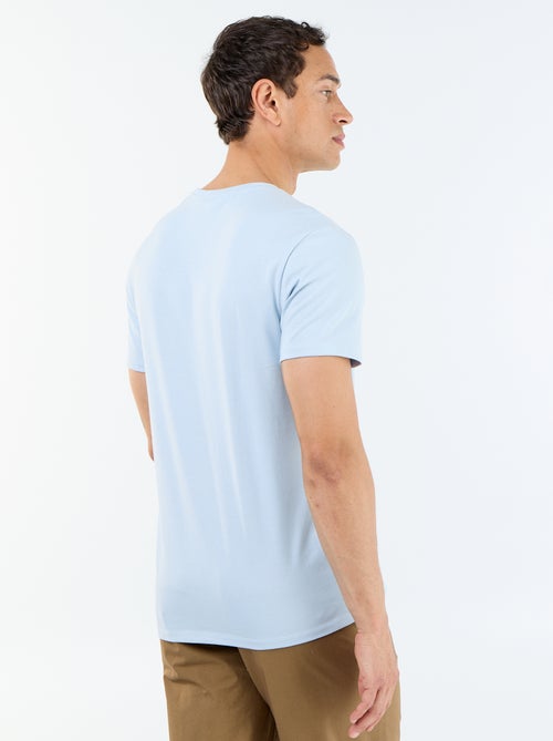T-shirt à col rond en coton - Tough Cotton™ - Kiabi