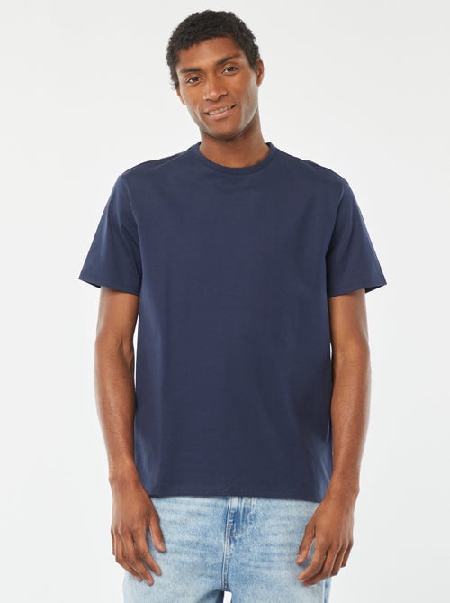 T-shirt à col rond en coton - Tough Cotton™ - Kiabi