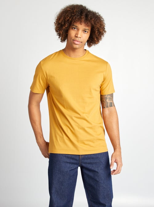 T-shirt à col rond en coton - Tough Cotton™ - Kiabi