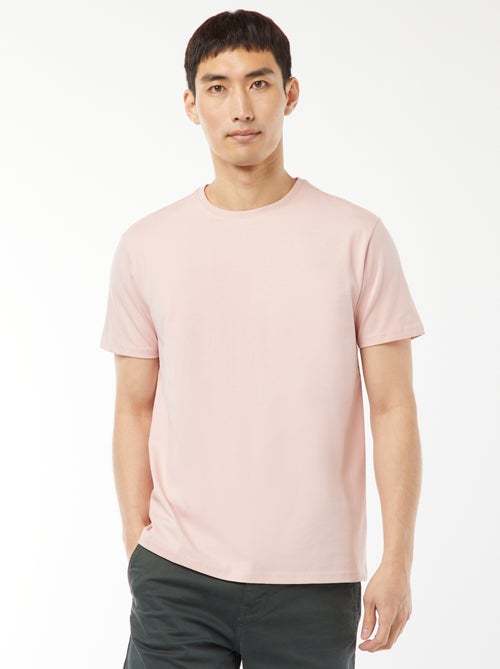 T-shirt à col rond en coton - Tough Cotton™ - Kiabi