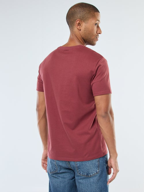 T-shirt à col rond en coton - Tough Cotton™ - Kiabi