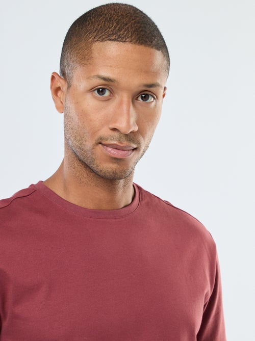 T-shirt à col rond en coton - Tough Cotton™ - Kiabi