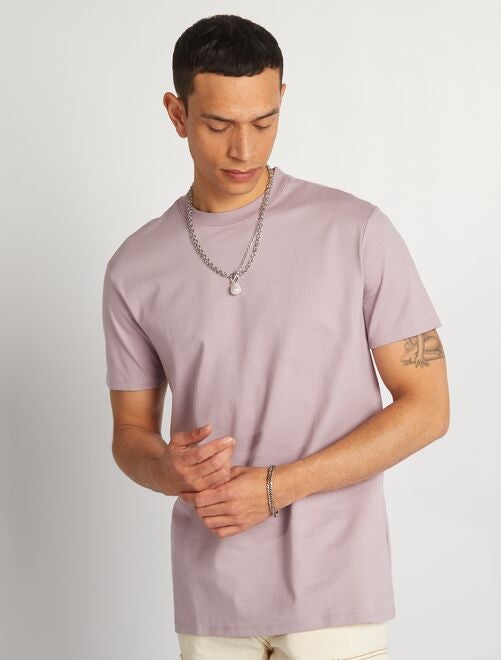 T-shirt à col rond en coton - Tough Cotton™ - Kiabi