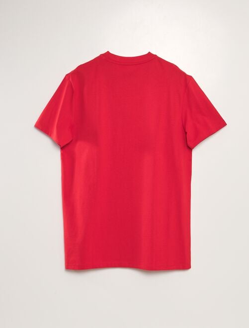 T-shirt à col rond en coton - Kiabi