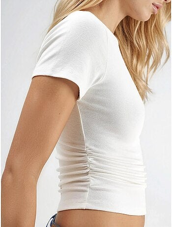 T-shirt à col rond et coupe ajustée hiccup