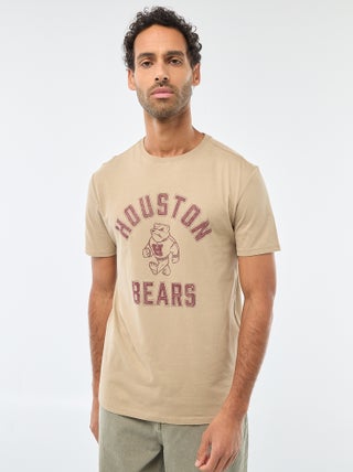 T-shirt à col rond et manches courtes imprimé