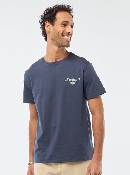 T-shirt à col rond et manches courtes imprimé - Kiabi T-shirt à col rond et manches courtes imprimé - Kiabi