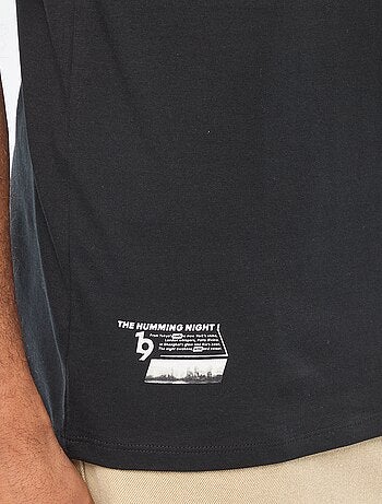 T-shirt à col rond et manches courtes imprimé