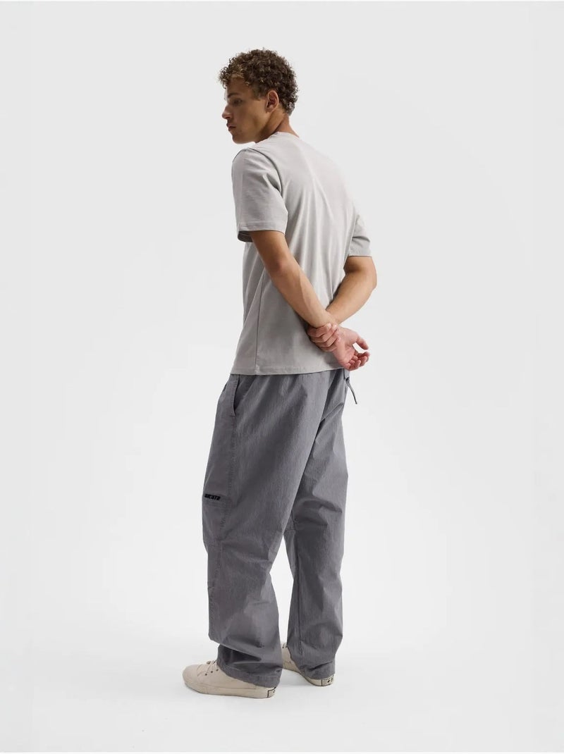 T-shirt à col rond imprimé logo coupe décontractée giesto Gris clair - Kiabi