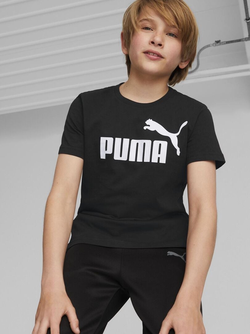 T-shirt à col rond 'Puma' Noir - Kiabi