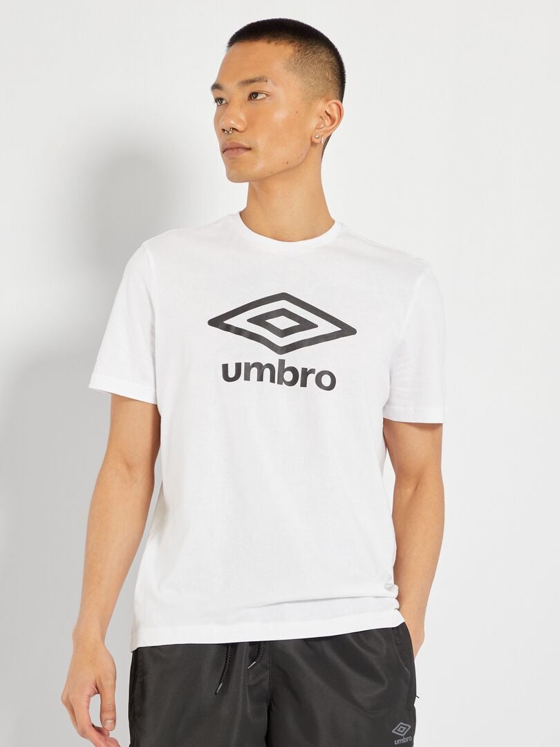 T-shirt à col rond 'Umbro' Blanc - Kiabi
