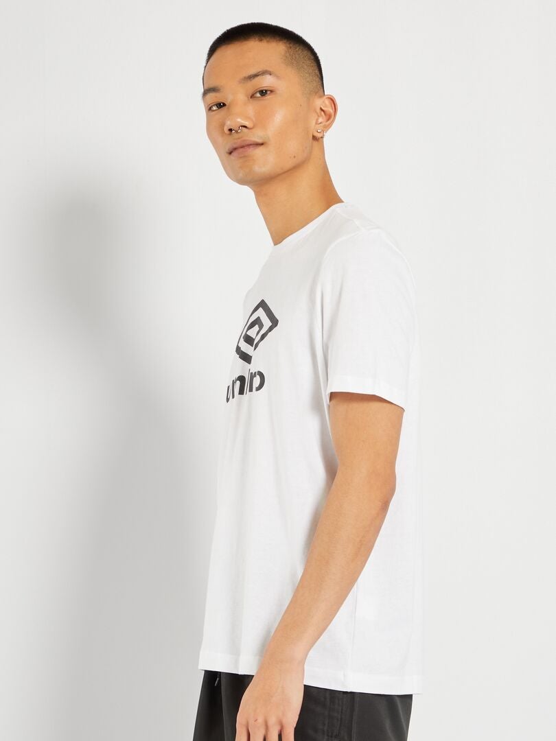 T-shirt à col rond 'Umbro' Blanc - Kiabi
