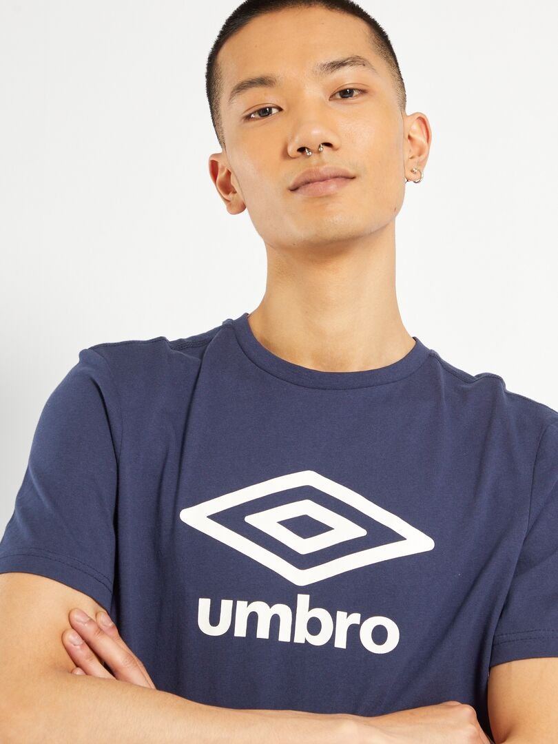 T-shirt à col rond 'Umbro' Bleu - Kiabi