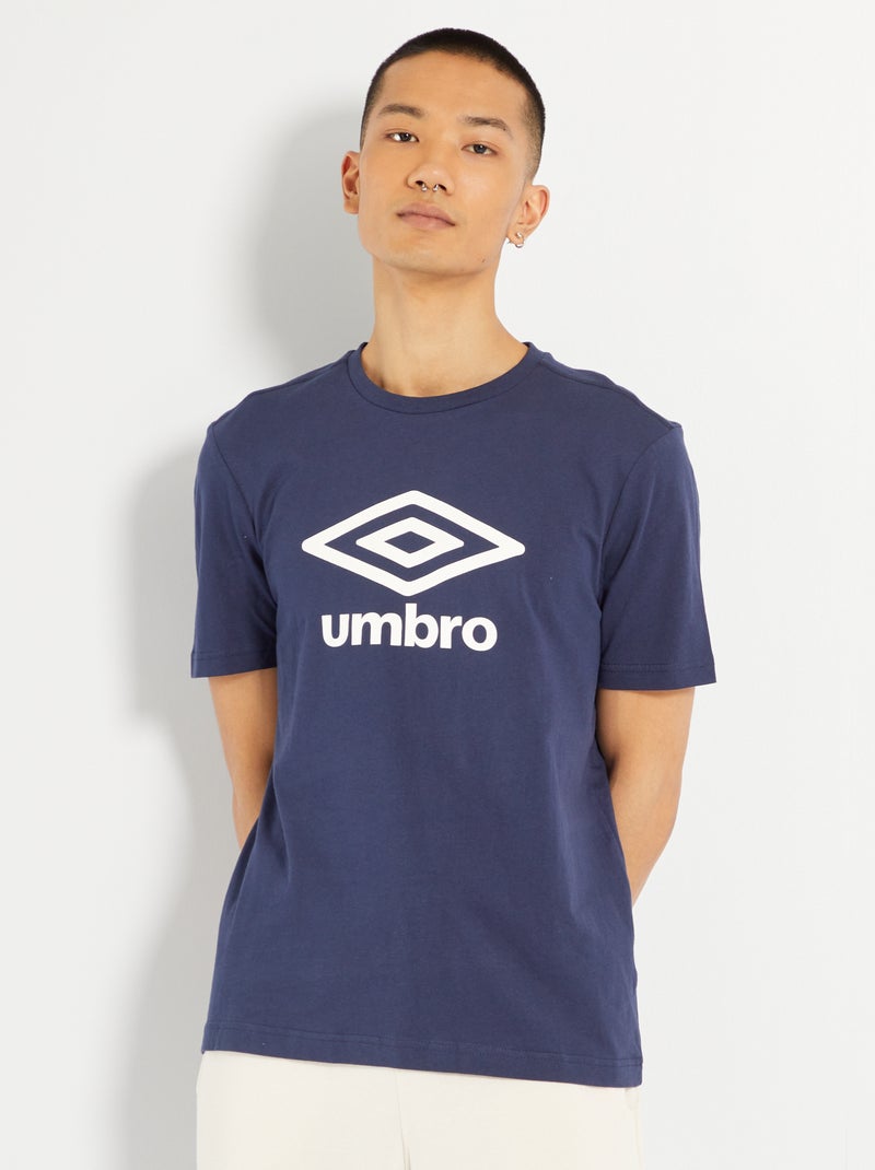 T-shirt à col rond 'Umbro' Bleu - Kiabi