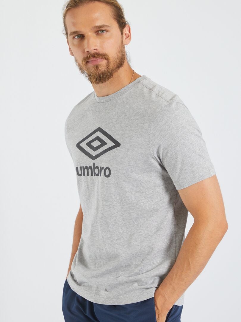 T-shirt à col rond 'Umbro' Gris - Kiabi