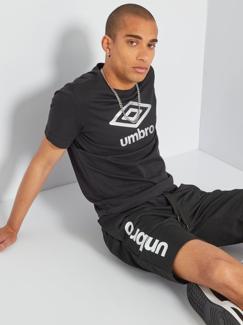 T-shirt à col rond 'Umbro' Noir - Kiabi