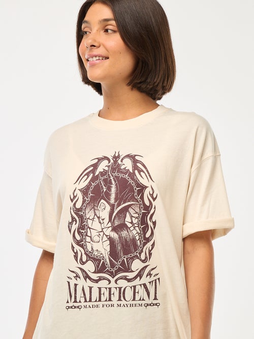 T-shirt à col rond 'Villains' 'Disney' - Kiabi