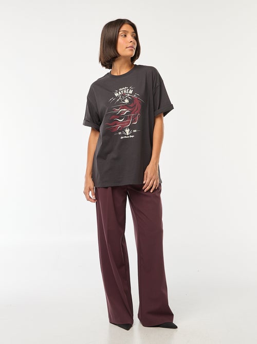 T-shirt à col rond 'Villains' 'Disney' - Kiabi