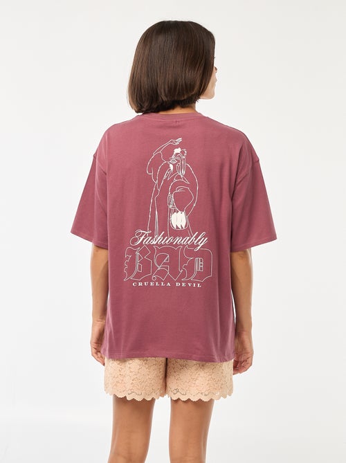 T-shirt à col rond 'Villains' 'Disney' - Kiabi