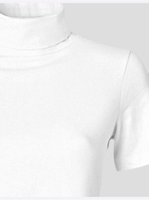 T-shirt à col roulé - taille standard - helline - Kiabi T-shirt à col roulé - taille standard - helline - Kiabi