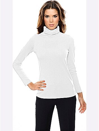 T-shirt à col roulé - taille standard - helline