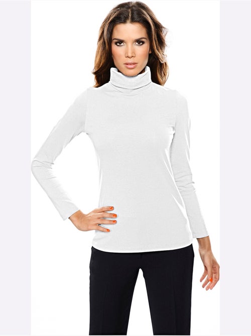 T-shirt à col roulé - taille standard - helline - Kiabi T-shirt à col roulé - taille standard - helline - Kiabi
