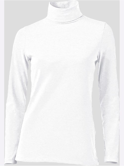 T-shirt à col roulé - taille standard - helline - Kiabi T-shirt à col roulé - taille standard - helline - Kiabi