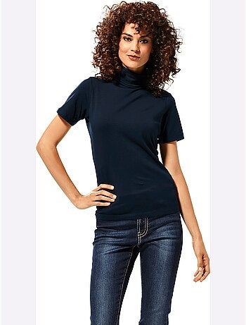T-shirt à col roulé - taille standard - helline