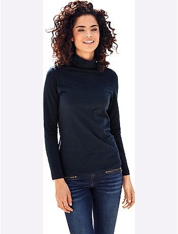 T-shirt à col roulé - taille standard - helline