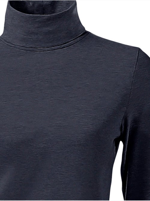 T-shirt à col roulé - taille standard - helline - Kiabi
