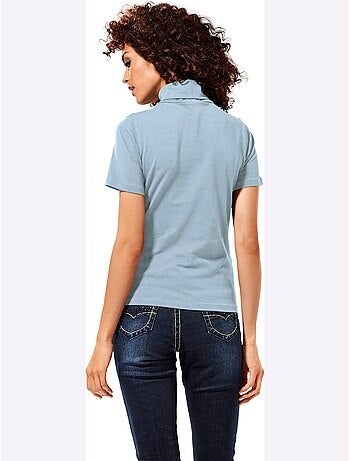 T-shirt à col roulé - taille standard - helline