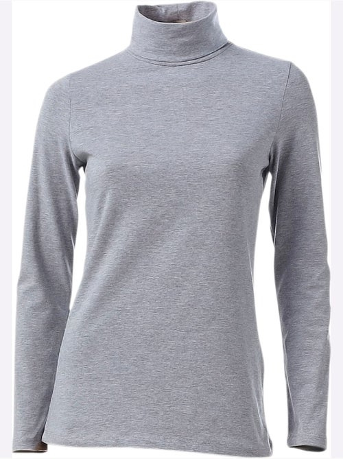 T-shirt à col roulé - taille standard - helline - Kiabi T-shirt à col roulé - taille standard - helline - Kiabi
