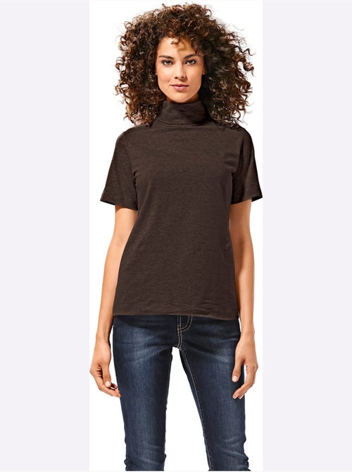 T-shirt à col roulé - taille standard - helline - Kiabi T-shirt à col roulé - taille standard - helline - Kiabi