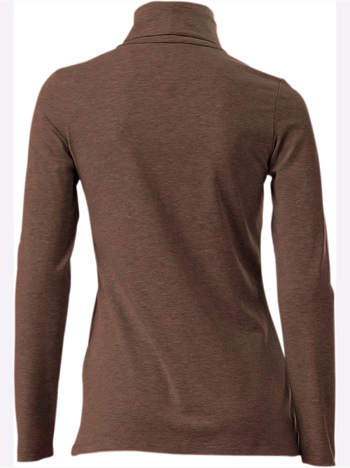 T-shirt à col roulé - taille standard - helline - Kiabi T-shirt à col roulé - taille standard - helline - Kiabi