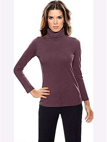 T-shirt à col roulé - taille standard - helline