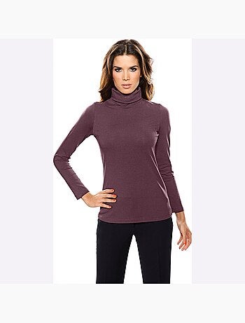 T-shirt à col roulé - taille standard - helline
