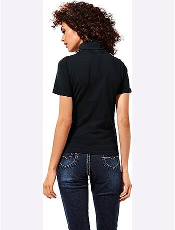 T-shirt à col roulé - taille standard - helline