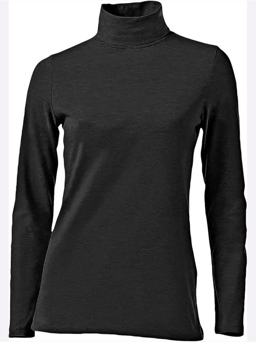 T-shirt à col roulé - taille standard - helline - Kiabi T-shirt à col roulé - taille standard - helline - Kiabi