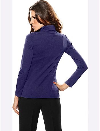 T-shirt à col roulé - taille standard - helline