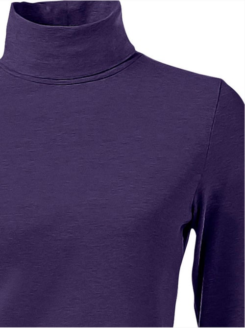 T-shirt à col roulé - taille standard - helline - Kiabi T-shirt à col roulé - taille standard - helline - Kiabi
