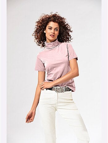 T-shirt à col roulé - taille standard - helline