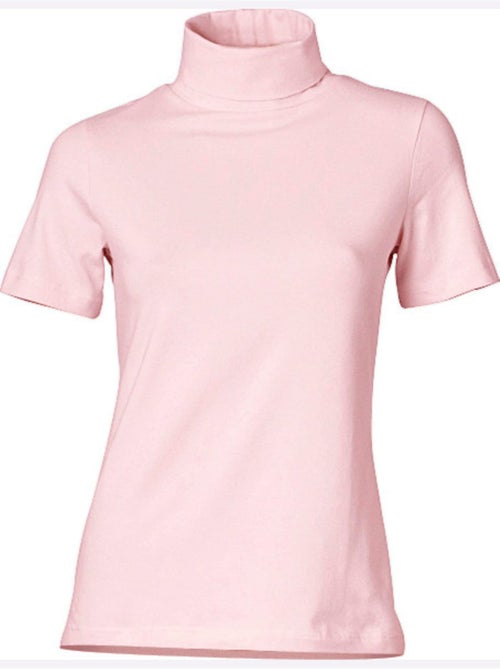 T-shirt à col roulé - taille standard - helline - Kiabi T-shirt à col roulé - taille standard - helline - Kiabi