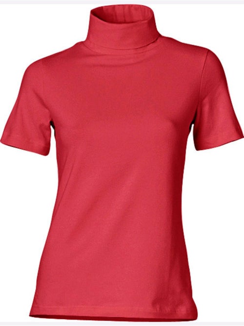 T-shirt à col roulé - taille standard - helline - Kiabi T-shirt à col roulé - taille standard - helline - Kiabi