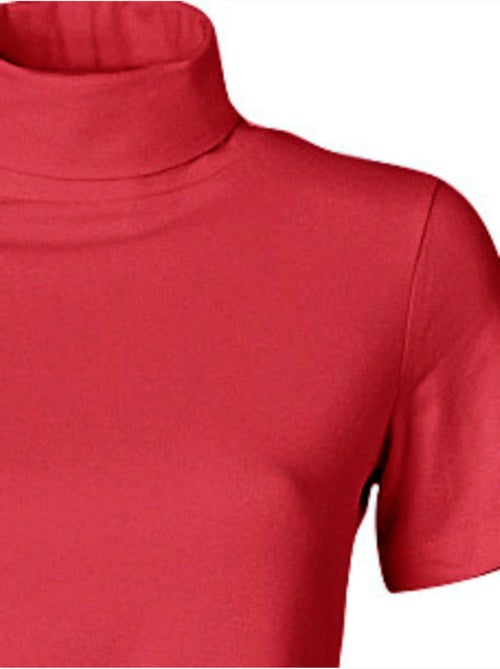 T-shirt à col roulé - taille standard - helline - Kiabi T-shirt à col roulé - taille standard - helline - Kiabi