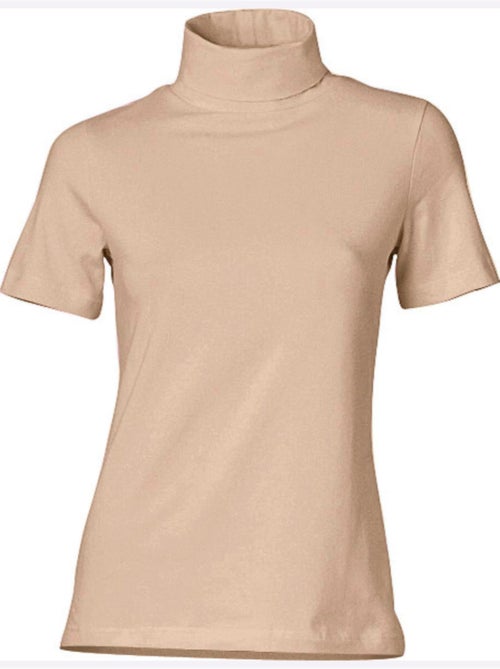 T-shirt à col roulé - taille standard - helline - Kiabi T-shirt à col roulé - taille standard - helline - Kiabi