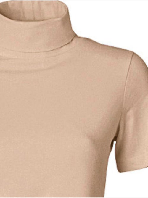 T-shirt à col roulé - taille standard - helline - Kiabi T-shirt à col roulé - taille standard - helline - Kiabi